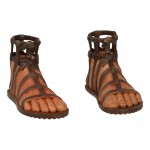 Feet with Sandals (Brown)